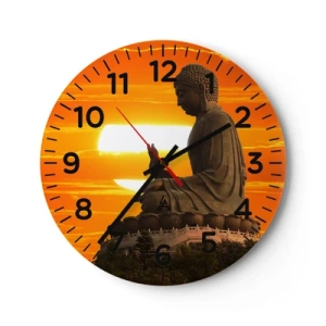 Horloge murale - Pendule murale - Aucune peur du monde - 40x40 cm