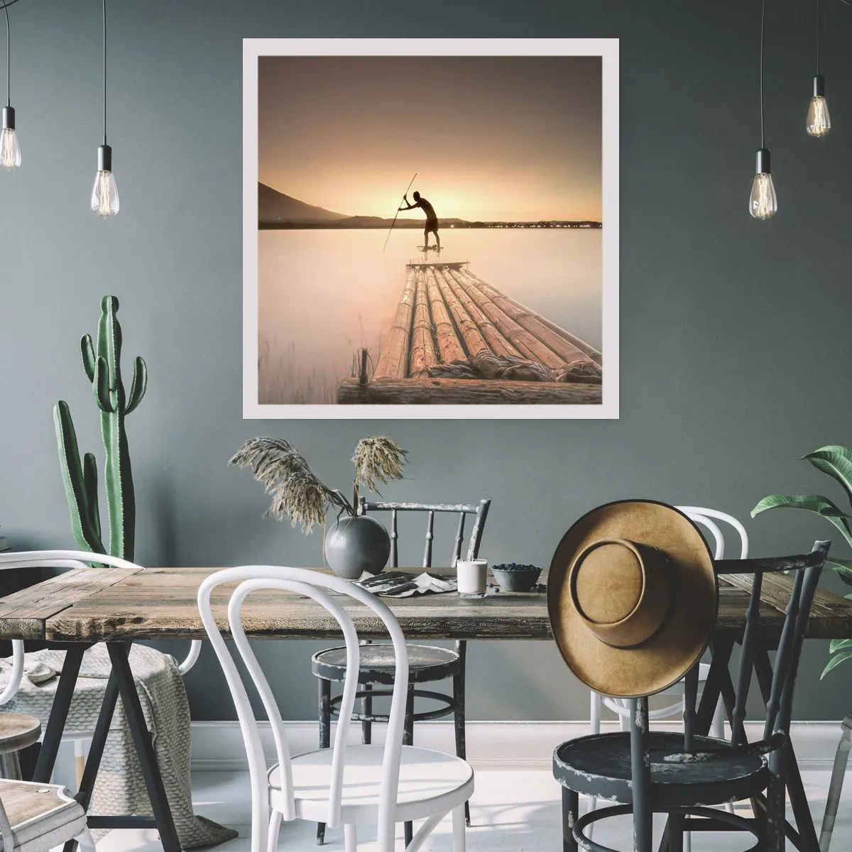 Affiche - Poster - Avant la fin du jour - 60x60 cm