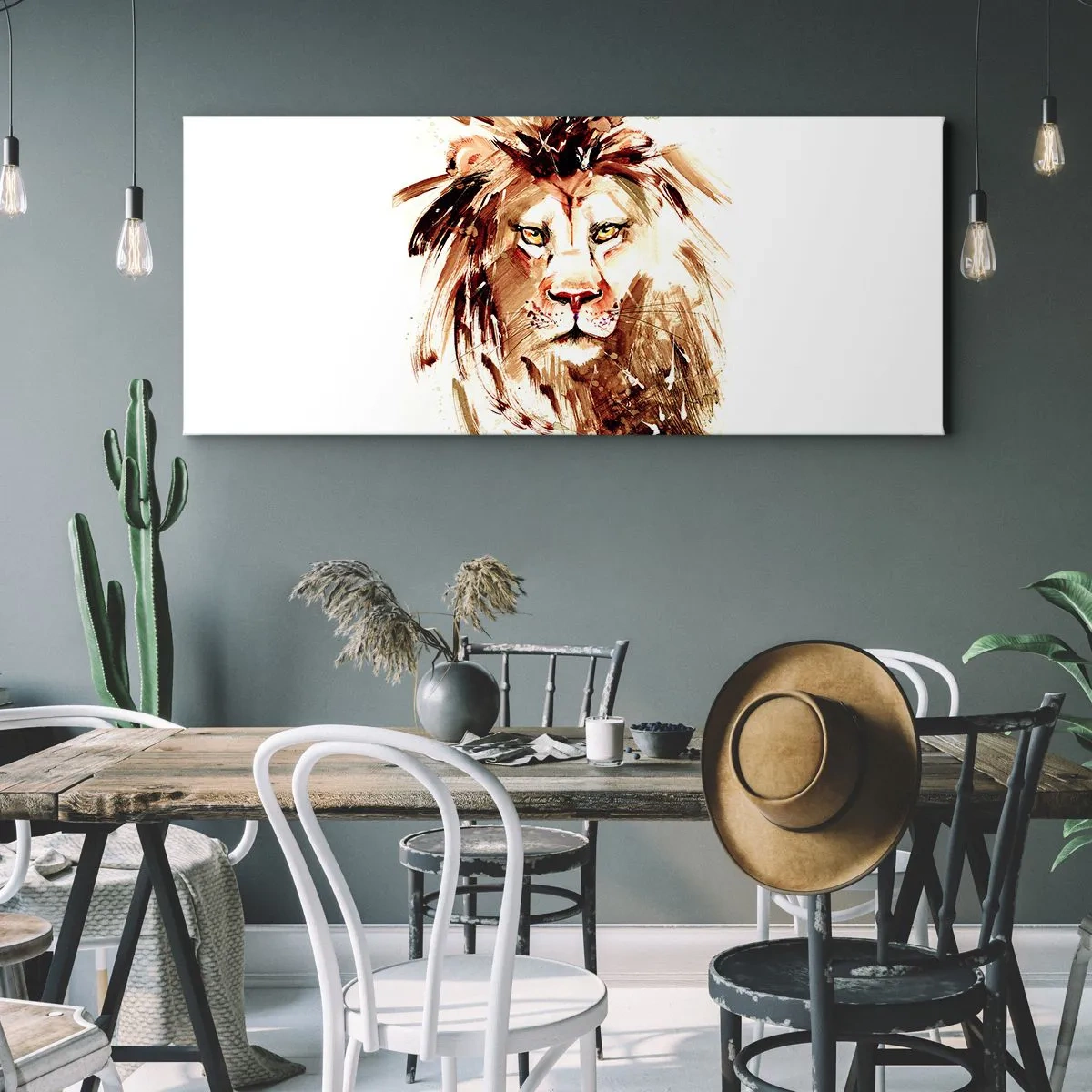 Impression sur toile - Image sur toile - Force et dignité - 100x40 cm