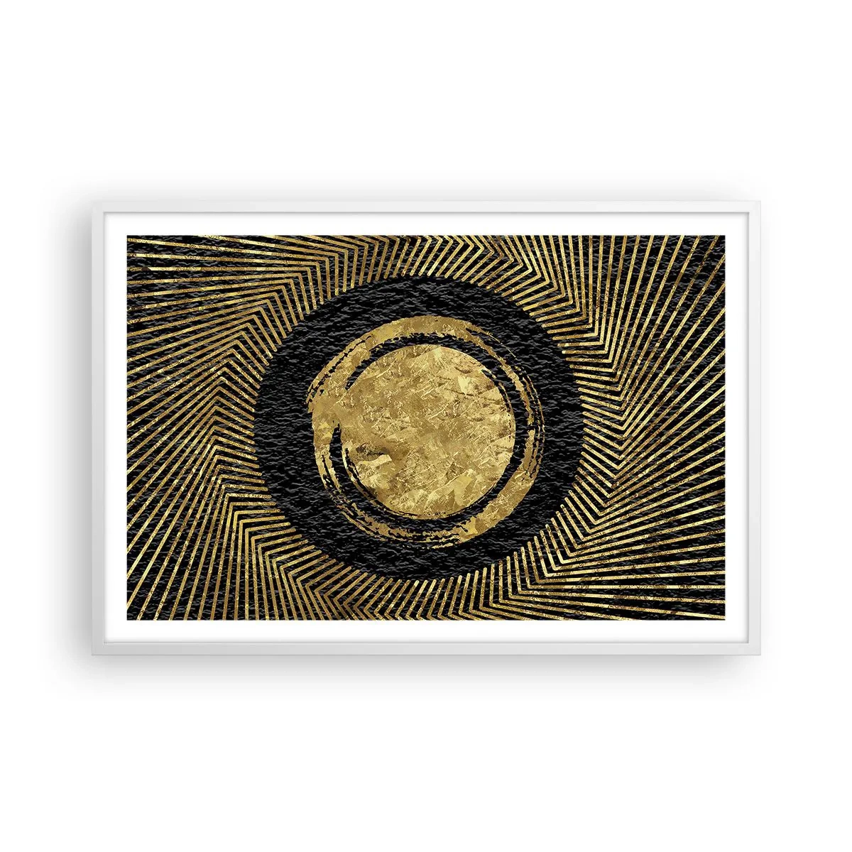 Affiche dans un cadre blanc - Poster - Composition glamour - 91x61 cm