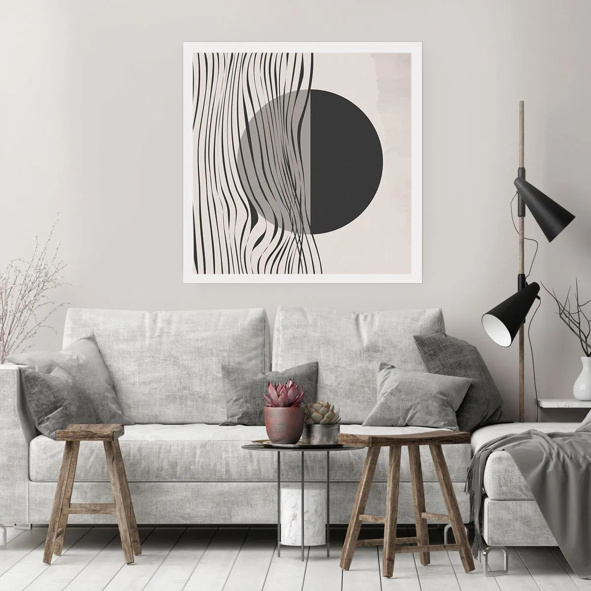 Affiche - Poster - Demi composition - 50x50 cm