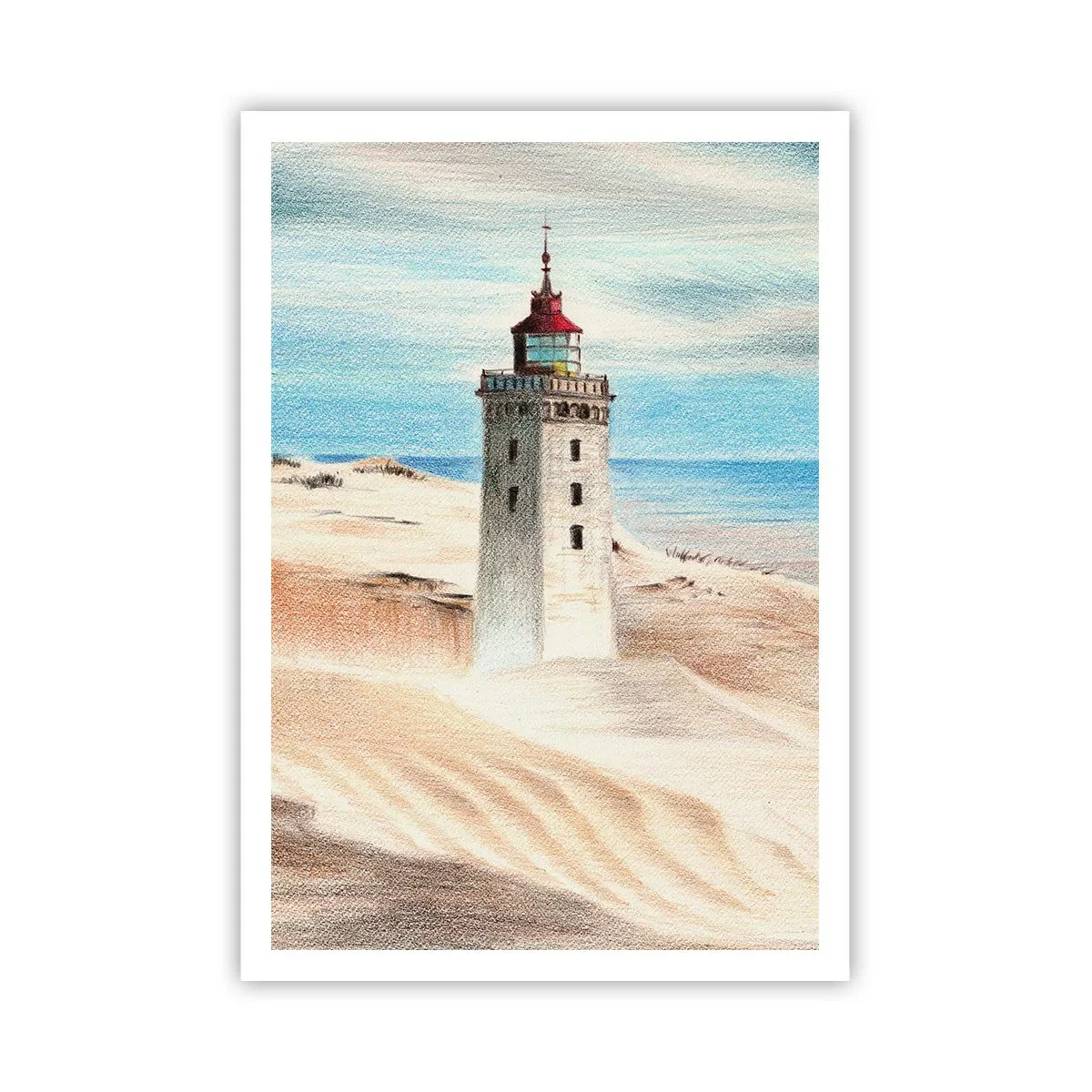 Affiche - Poster - Toujours regarder la mer - 70x100 cm