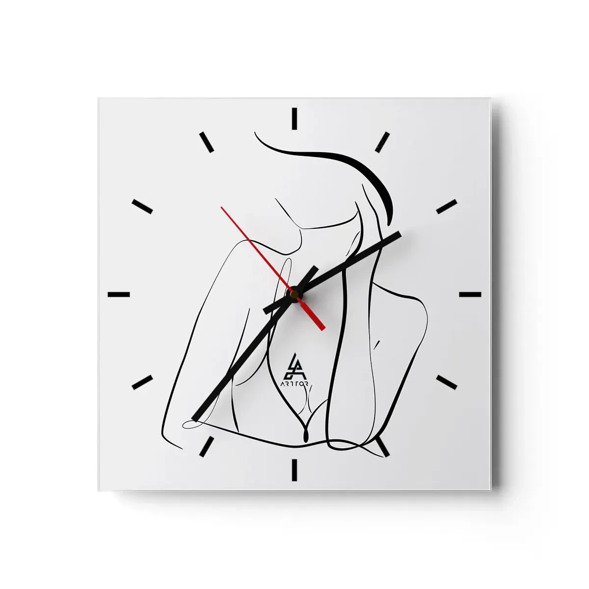 Horloge murale - Pendule murale - Sur les vague d'un rêve - 40x40 cm