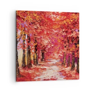 Impression sur toile - Image sur toile - Impression d'automne - 50x50 cm