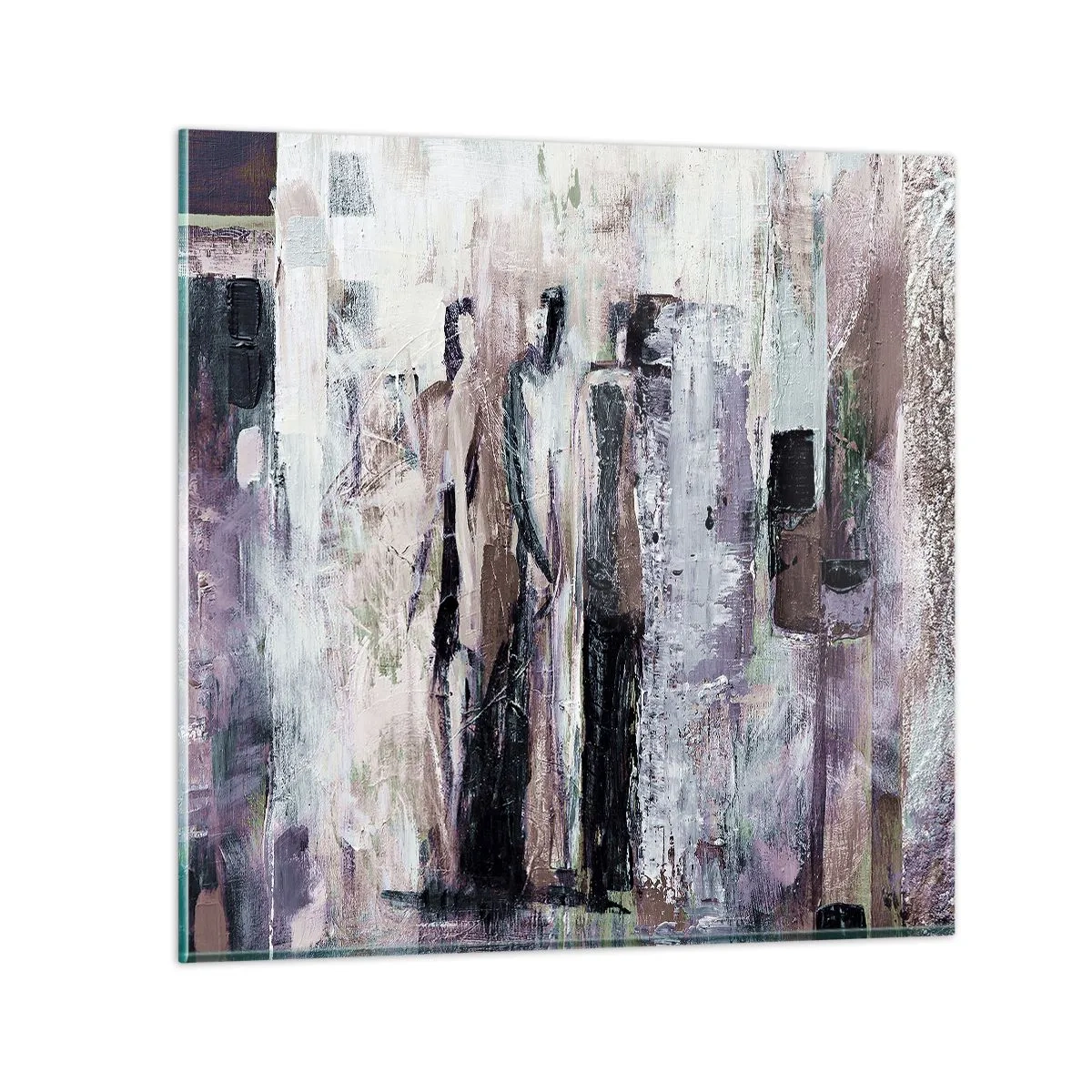 Impression sur verre - Image sur verre - Les trois mystérieux - 70x70 cm