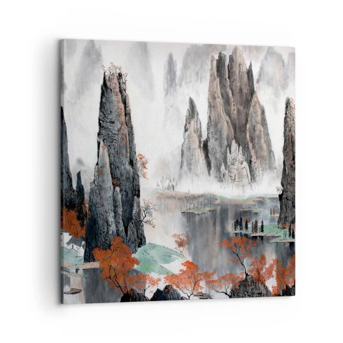 Impression sur toile - Image sur toile - De puissants gardiens - 50x50 cm