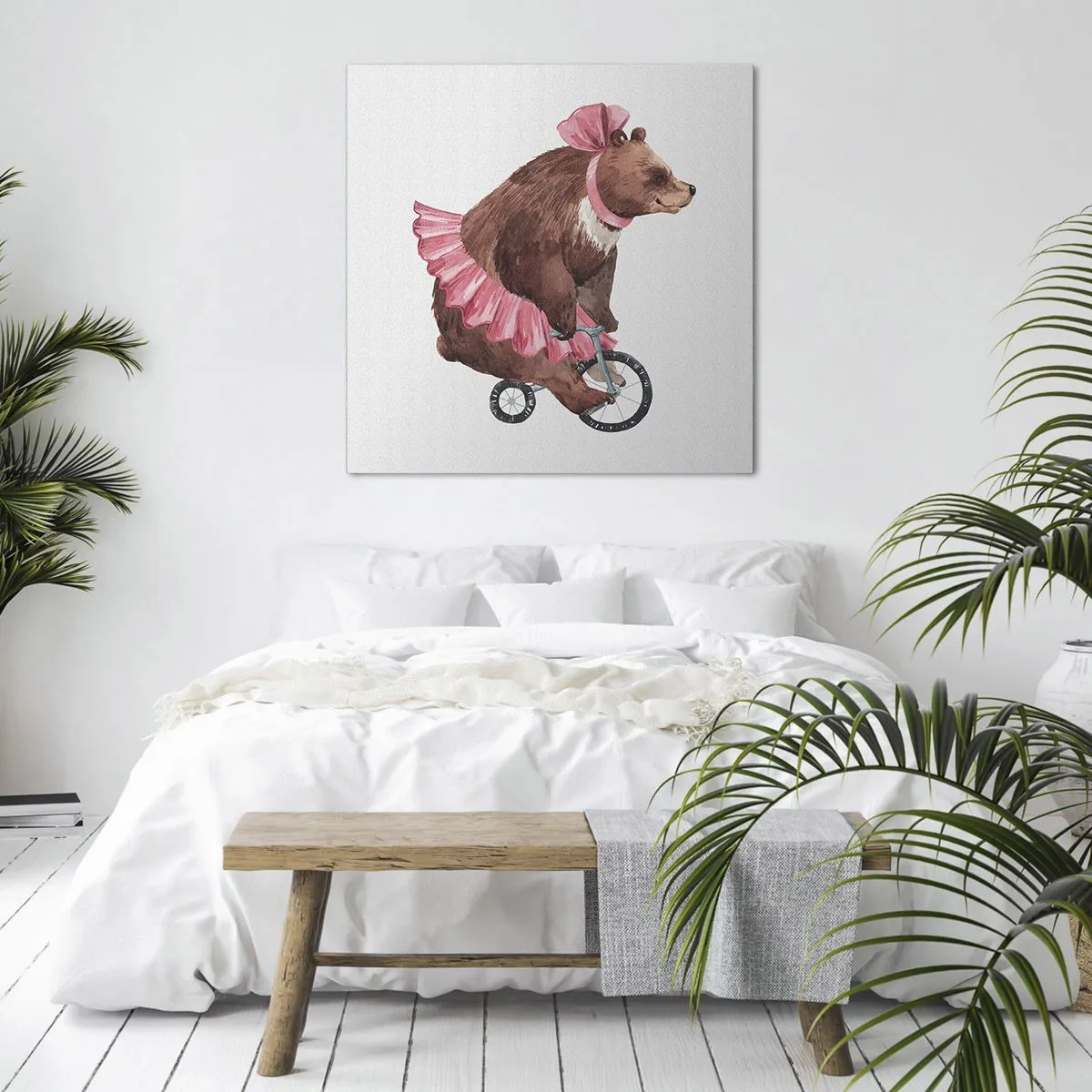 Impression sur toile - Image sur toile - Quel cirque ! - 40x40 cm