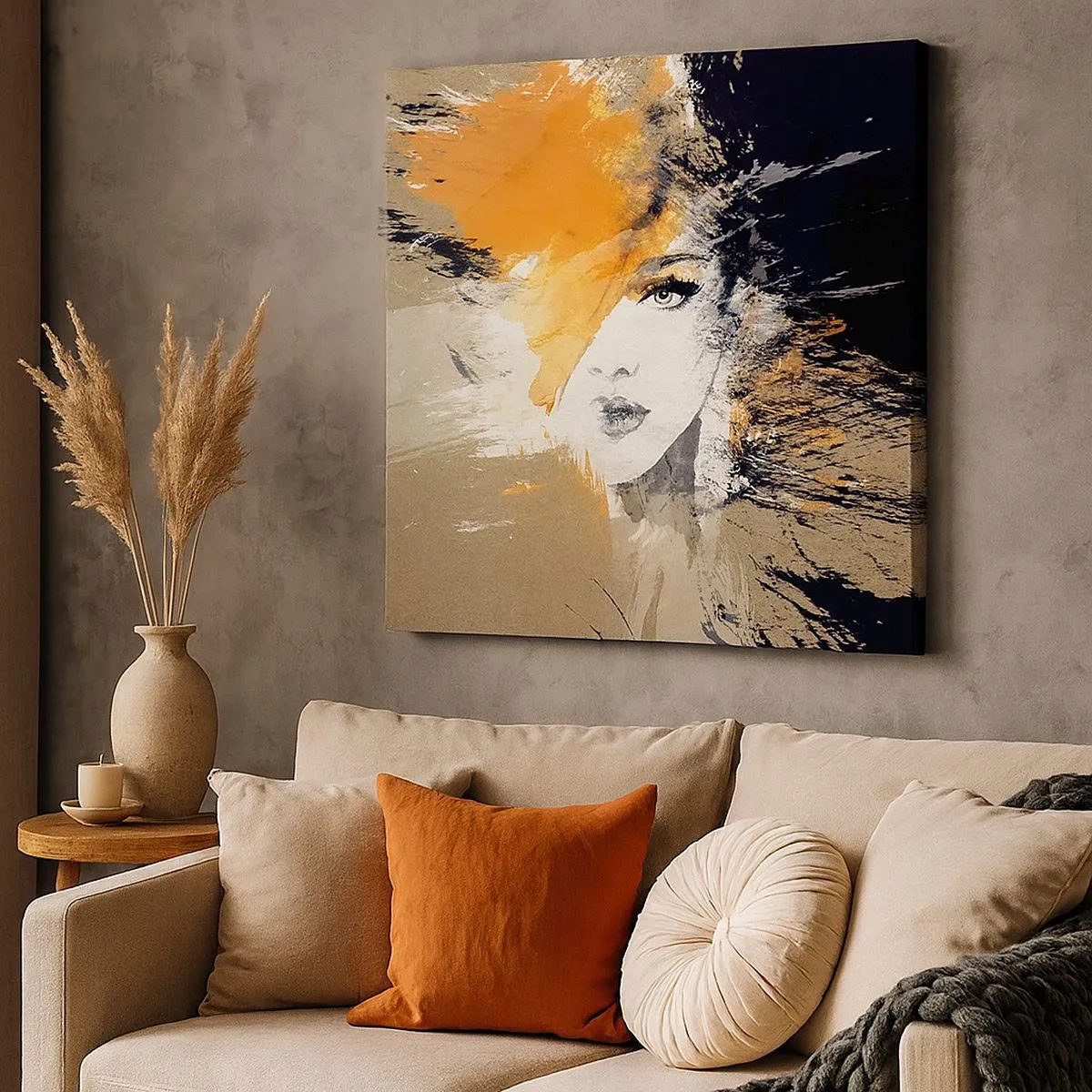 Impression sur toile - Image sur toile - Et la lumière fut - 30x30 cm