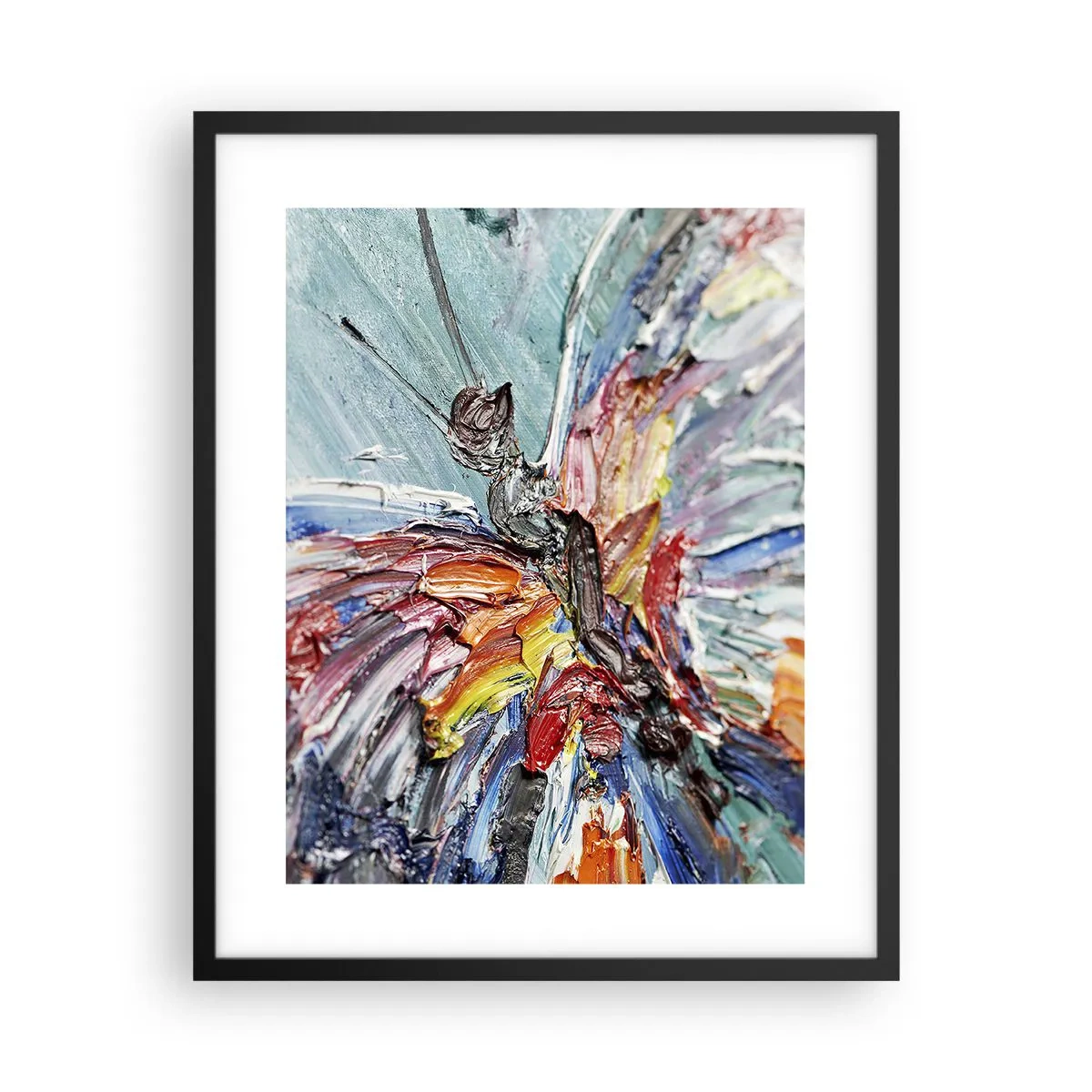 Affiche dans un cadre noir - Poster - Peint par nature - 40x50 cm
